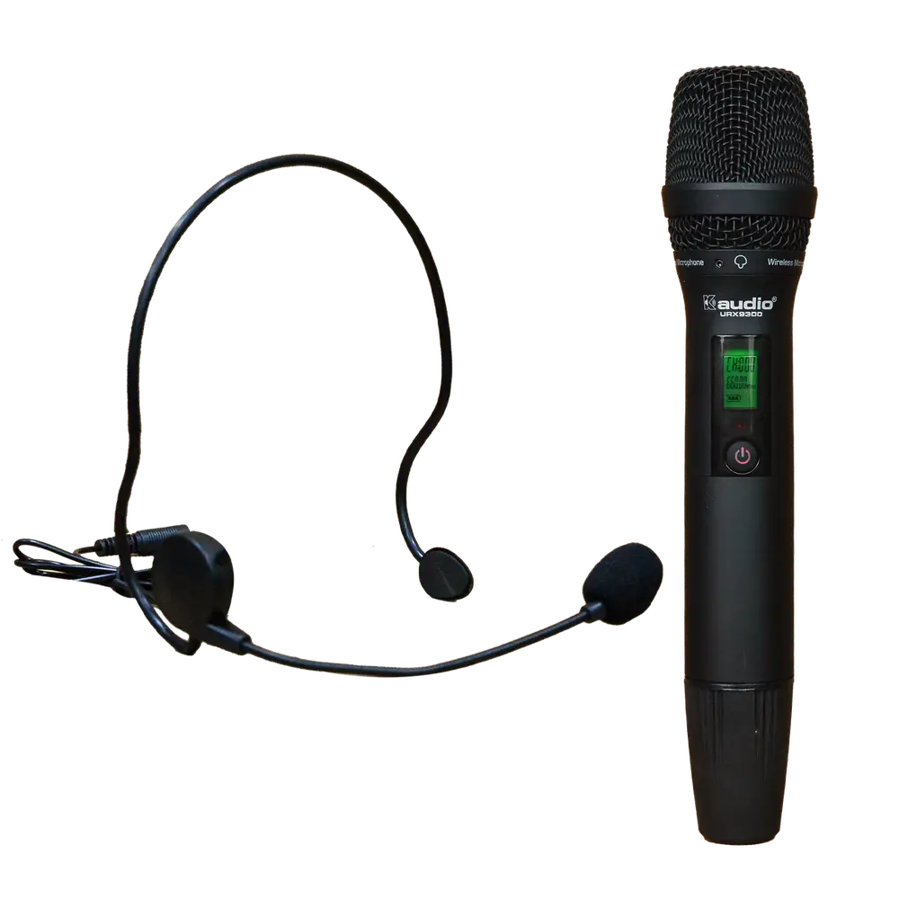URX9300 Mic and Headset view 2